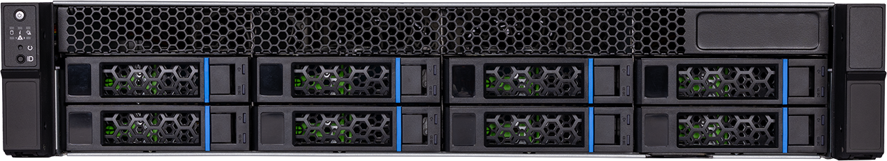 Сервер С320, 2U 8 HDD (Front) + 2 SSD (Rear), (LGA 4189), 2x1300 Вт, без CPU