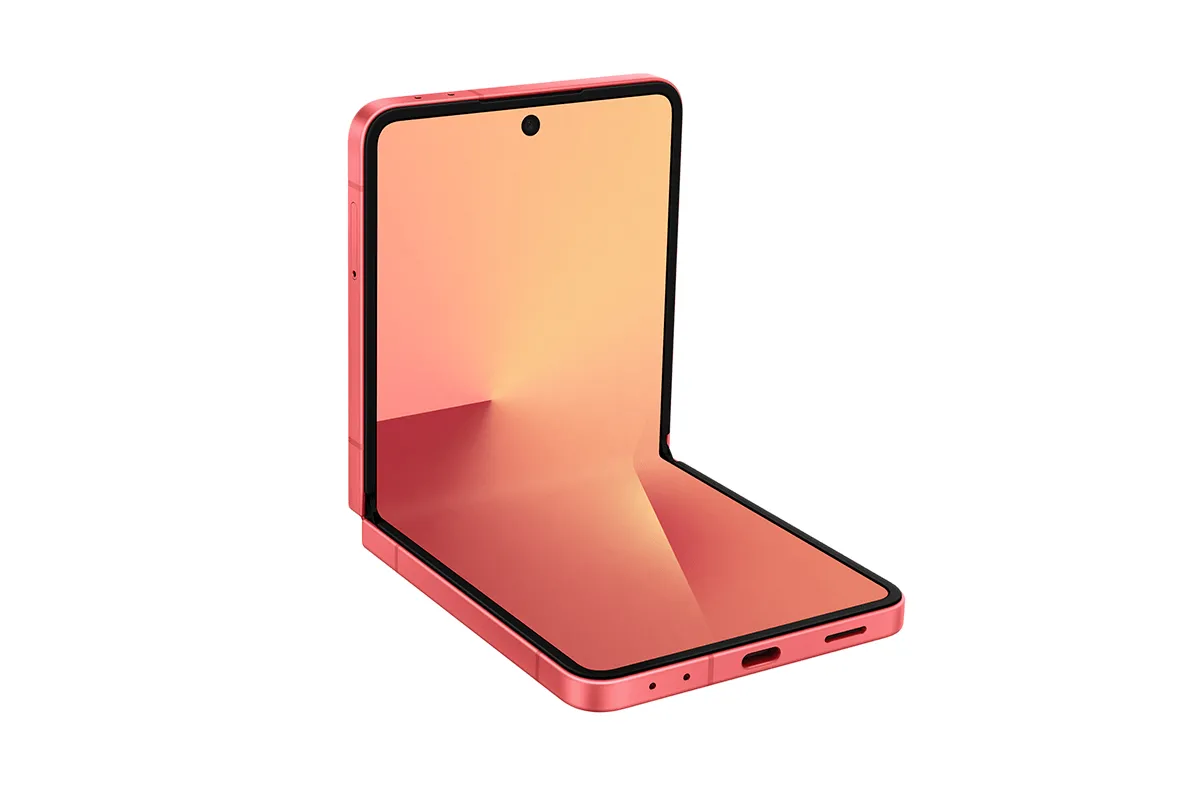 Смартфон Samsung Galaxy Z Flip7 256 Гб, Коралловый