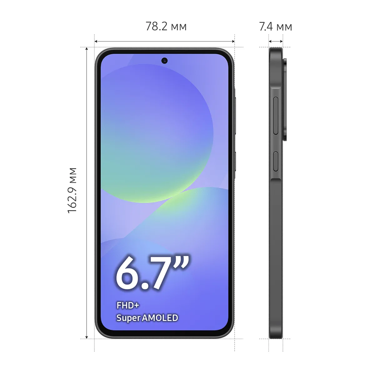 Смартфон Samsung Galaxy A36 128 Гб, Чёрный