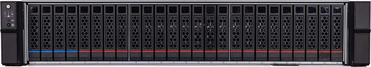 Сервер С320, 2U 25 SSD (Front) + 2 SSD (Rear), (LGA 4189), 2x1300 Вт, без CPU