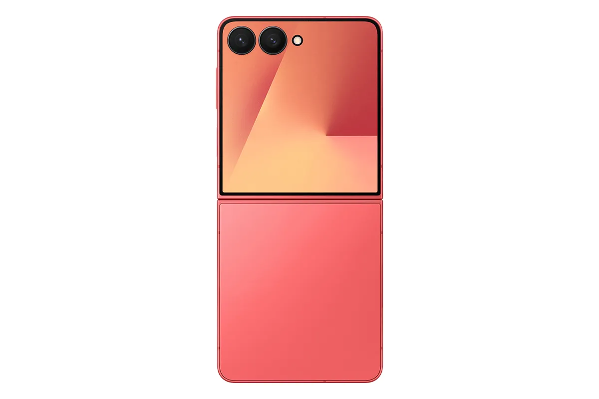 Смартфон Samsung Galaxy Z Flip7 256 Гб, Коралловый