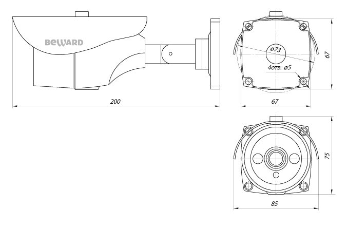 IP камера B4230RCVZ