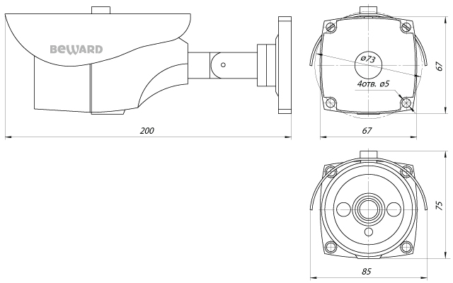 IP камера B1210R