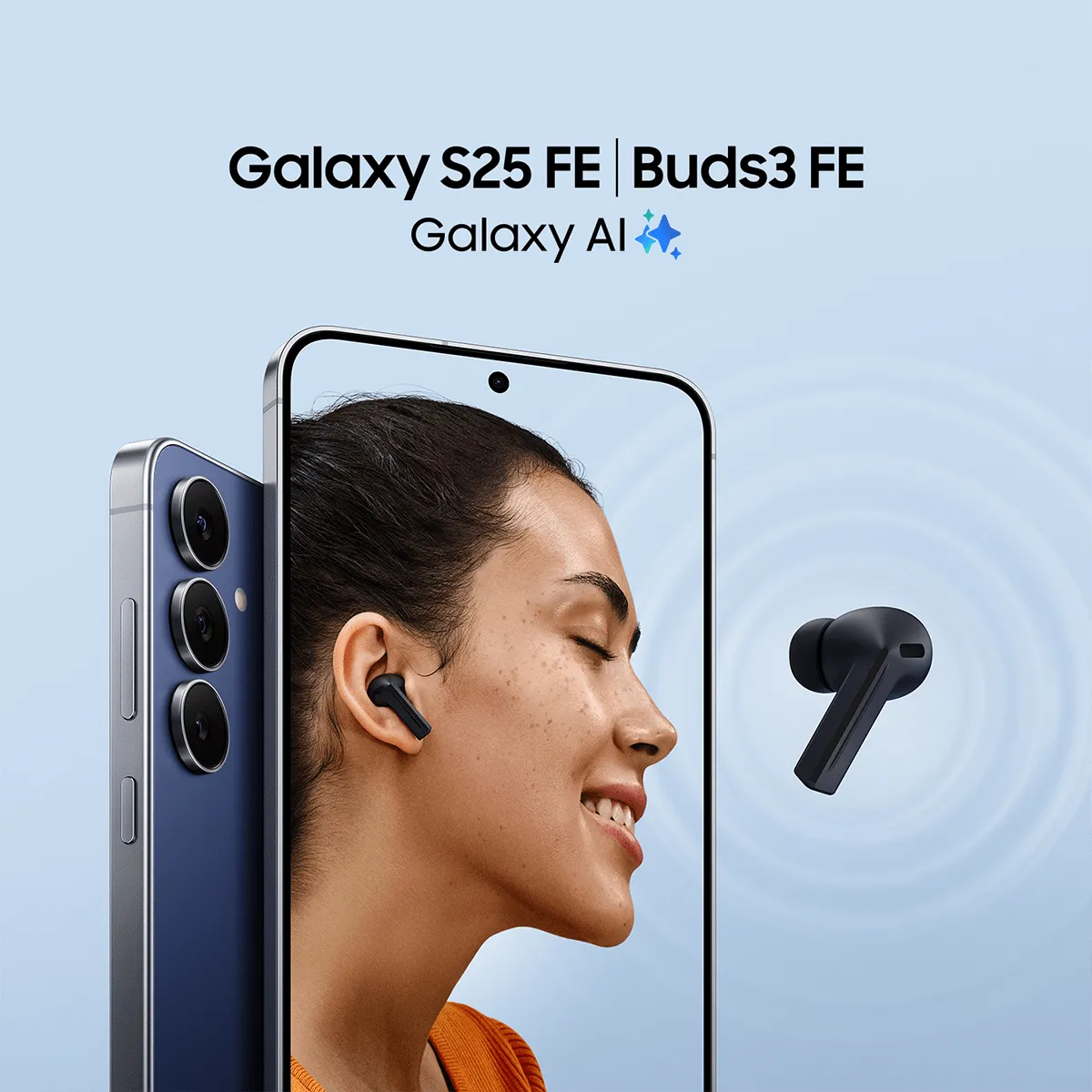 Смартфон Samsung Galaxy S25 FE 256 Гб, Тёмно-синий