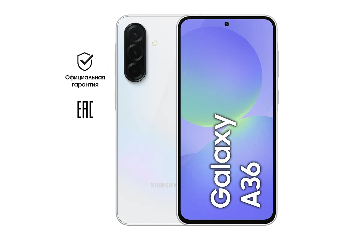 Смартфон Samsung Galaxy A36 128 Гб, Серый