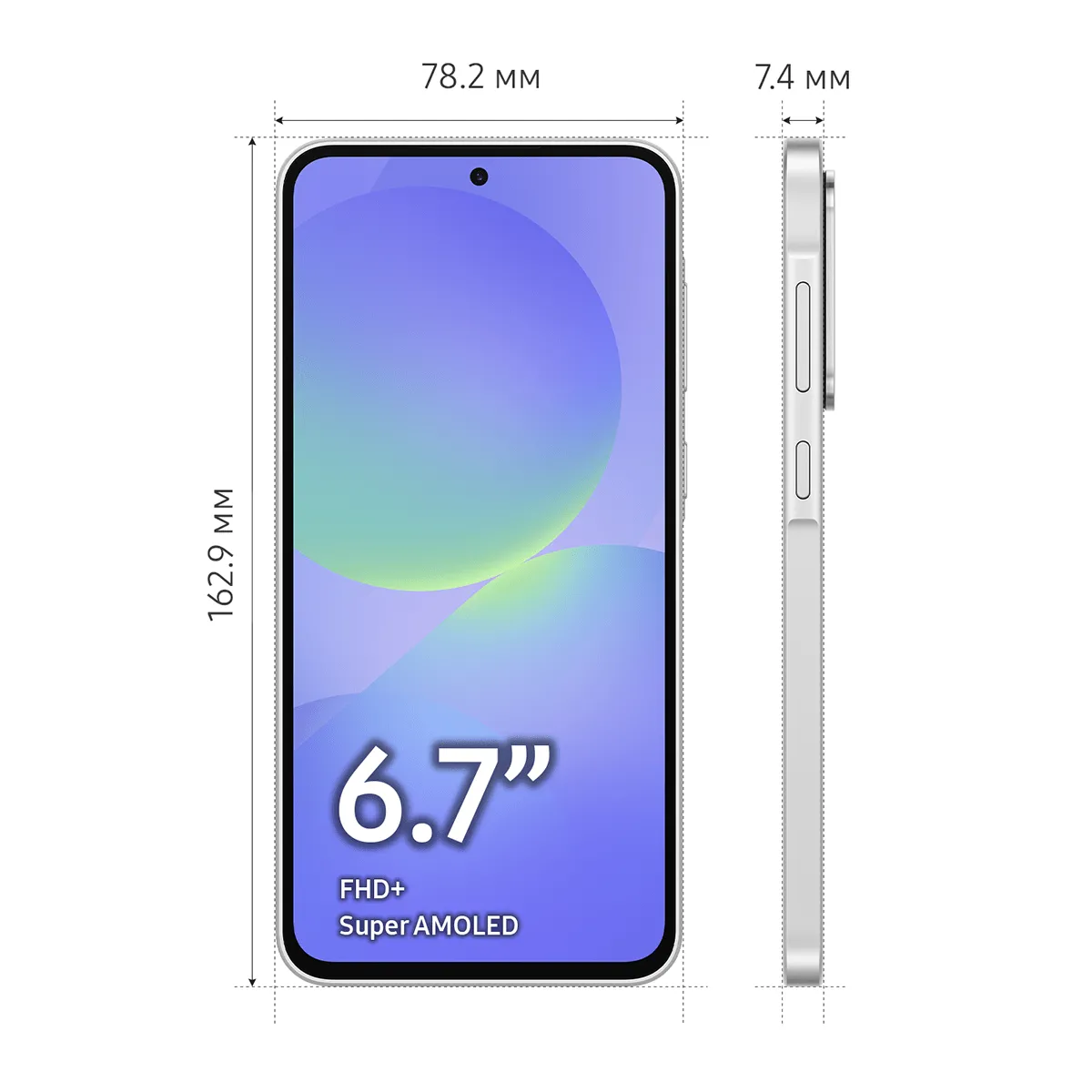 Смартфон Samsung Galaxy A36 128 Гб, Серый