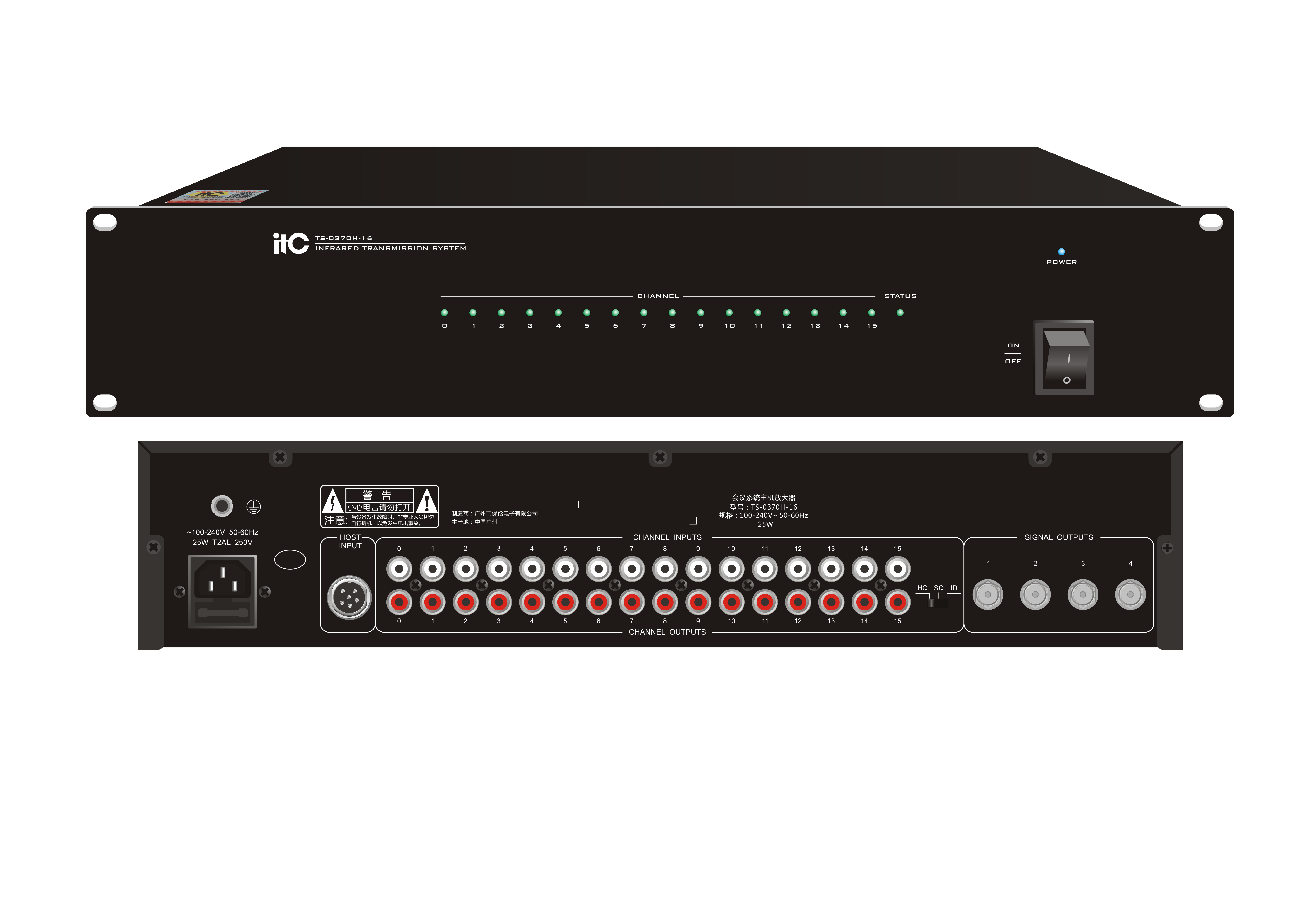 ITC TS-0370H-16 Контроллер синхроперевода 16 каналов