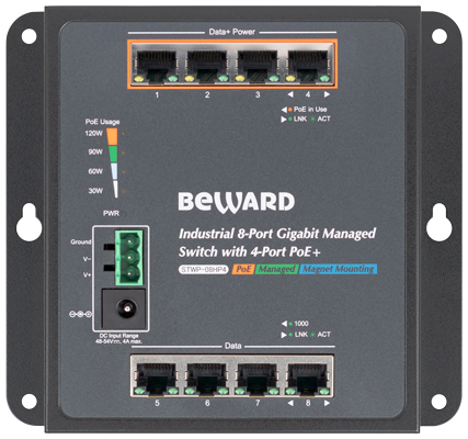 Коммутатор STWP-08HP4