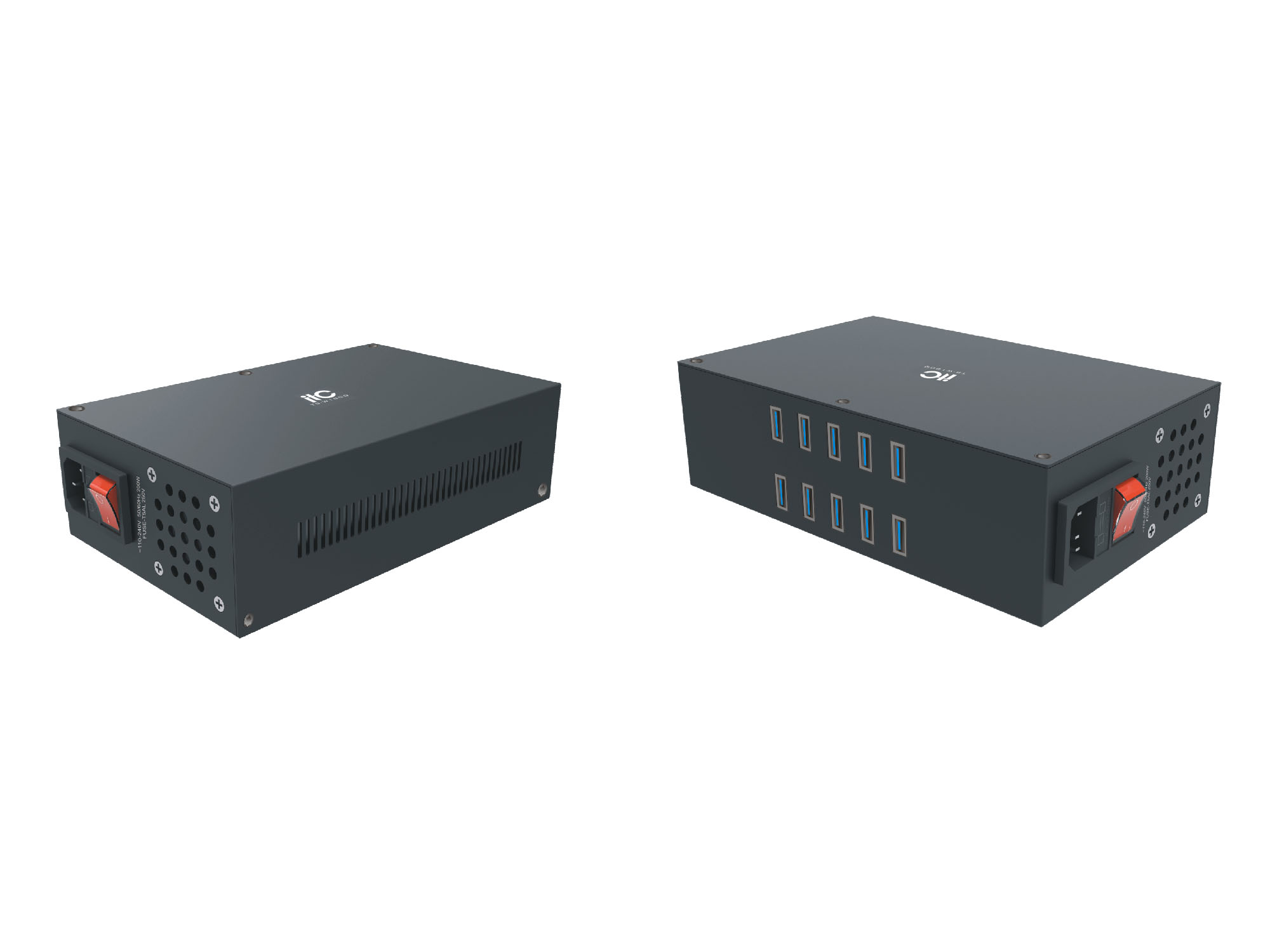 TS-W180Q Зарядное устройство, 10 USB-разъемов