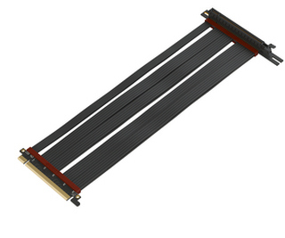 Extreme4+ PCIe 4.0 x16 Riser Cable - Left Angle